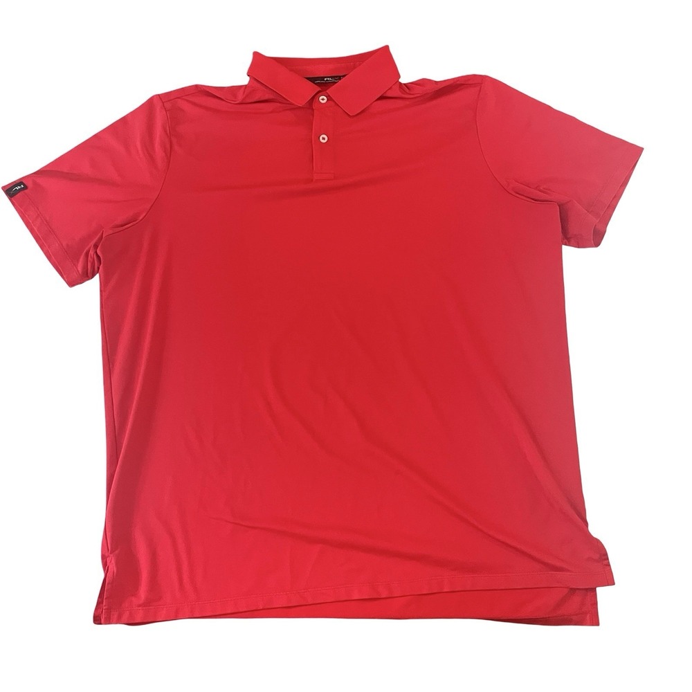 RLX Ralph Lauren Size XL Golf Polo Red Short Sleeve Preppy‎ Capsule Athletic